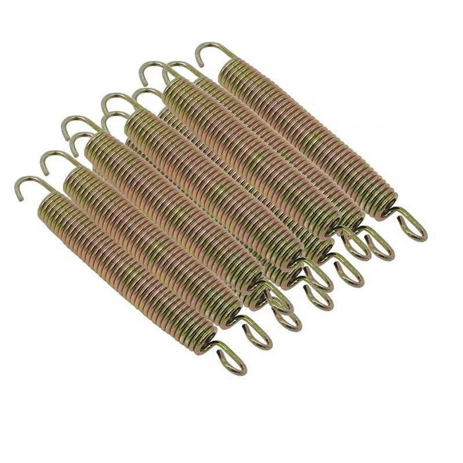 10Pcs Premium Trampoline Springs Replacement Steel - 165