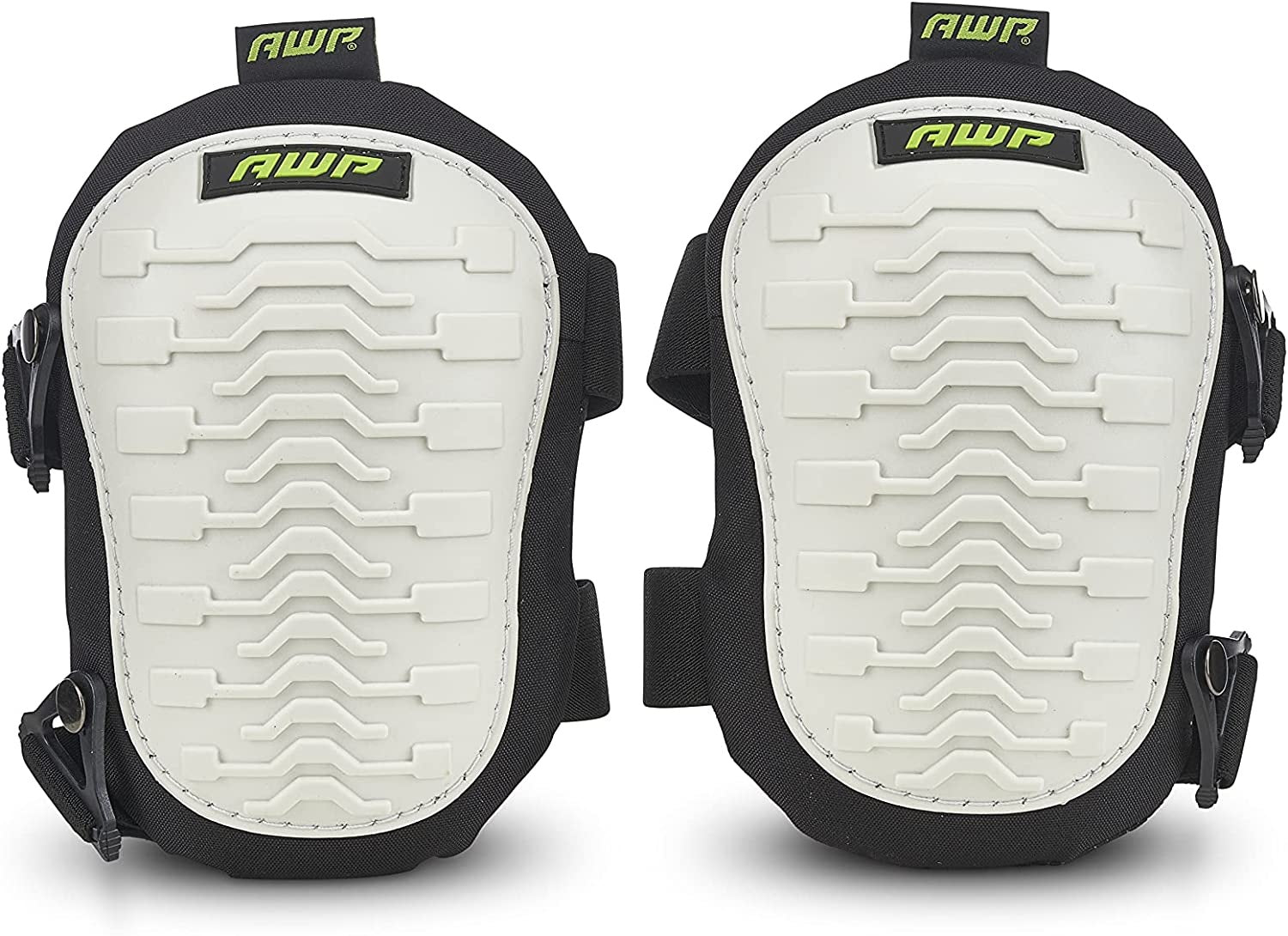 AWP 1L-324-1 Non-Marring Knee Pads, Black & White